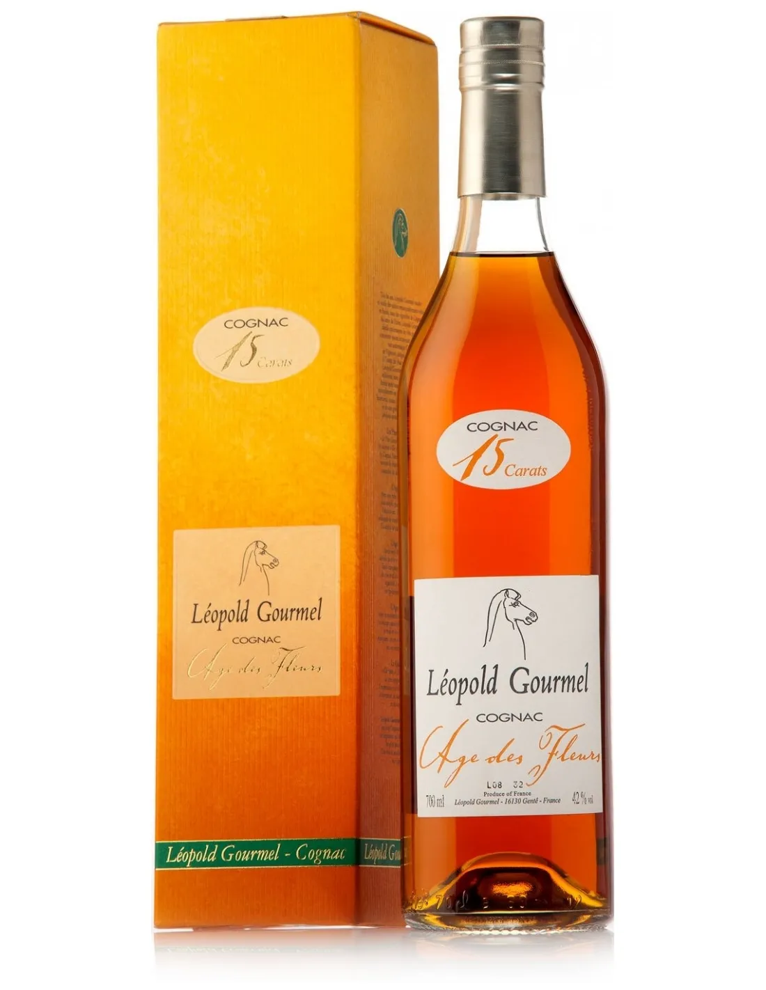 Cognac 20 Carats Age des Fleres - Leopold Gourmel (astuccio)