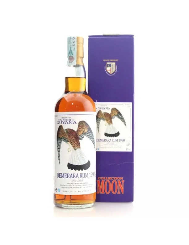 Demerara Enmore Rum 1990 - Moon Import - Bottled 2018 (astuccio)