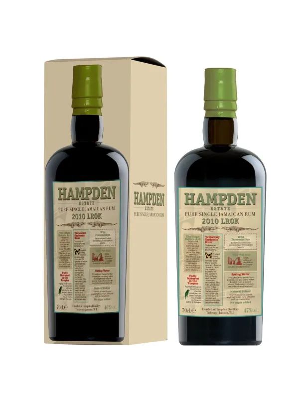 Jamaica Pure Single Rum “LROK” 2010 - Hampden Distillery, Habitation Velier