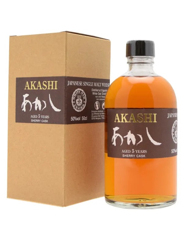 Akashi Japanese Single Malt 5 Years Old Sherry Cask - White Oak Distillery
