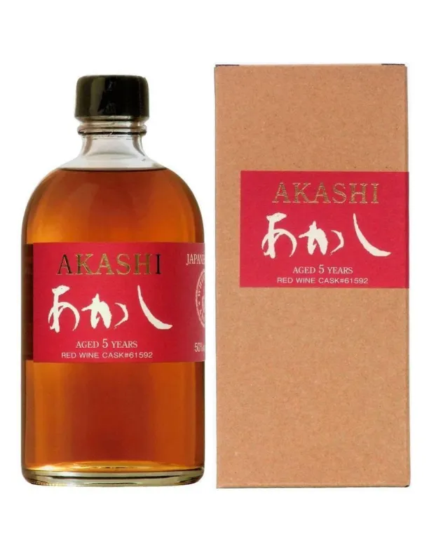 Akashi Japanese Single Malt 5 Years Red Wine Cask - White Oak Distillery