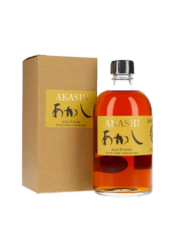 Akashi Japanese Single Malt 6 Years White Wine Cask - White Oak Distillery